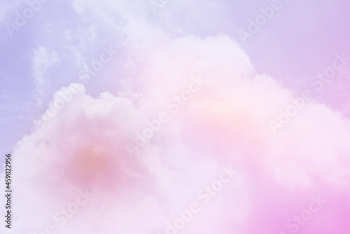 soft blurred artistic cloudy sky with pastel gradient color, nature abstract background