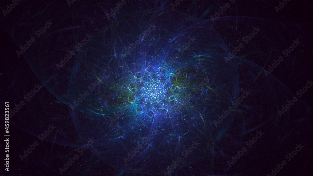 3D rendering abstract round light background 3D rendering abstract round light background