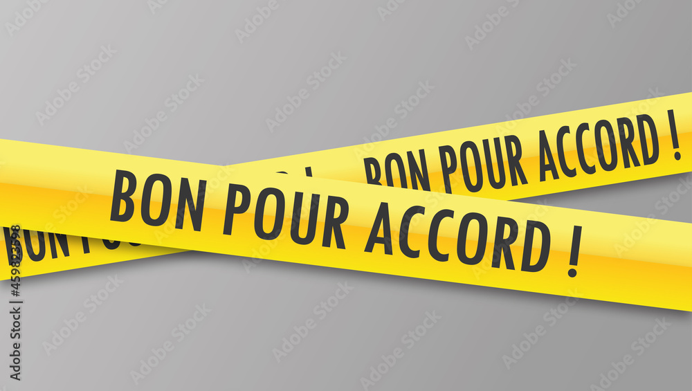 Logo bon pour accord. Stock Vector Adobe Stock