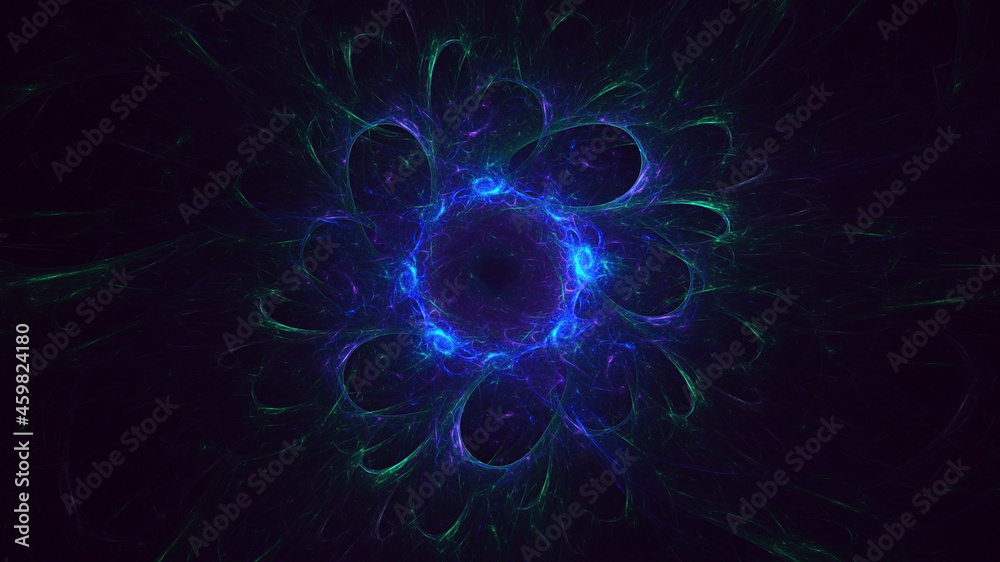 3D rendering abstract round light background 3D rendering abstract round light background