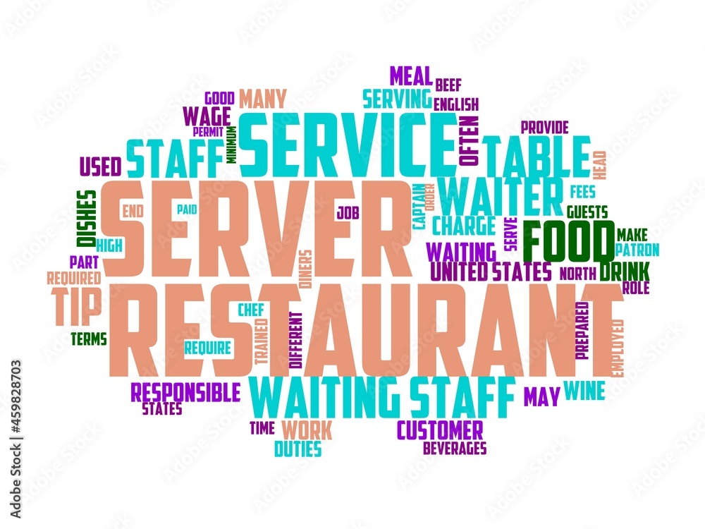 waiter wordcloud concept, wordart, restaurant,waiter,man,people waiter wordcloud concept, wordart, restaurant,waiter,man,people