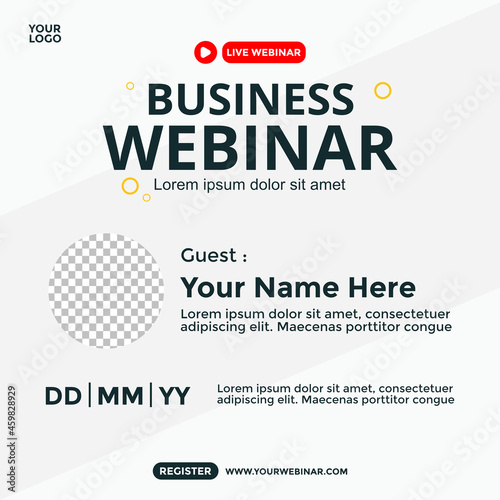 Business Webinar Design Template