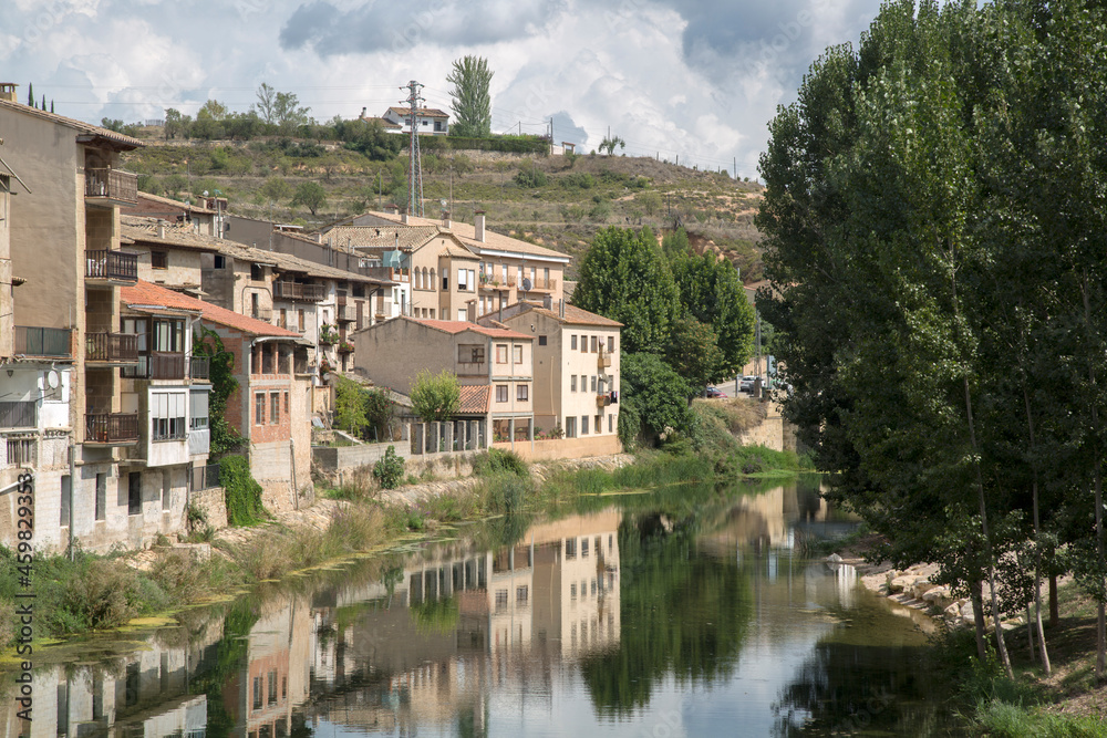 River Bank in Valderrobres, Aragon
