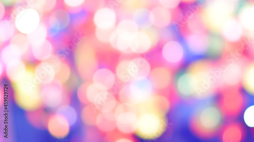 Bokeh tones of purple, pink or cute tones.