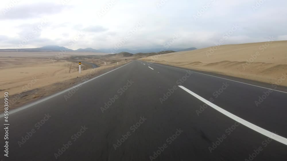 Desert in Peru in a desert (POV Video footage) Desert in Peru in a desert (POV Video footage)