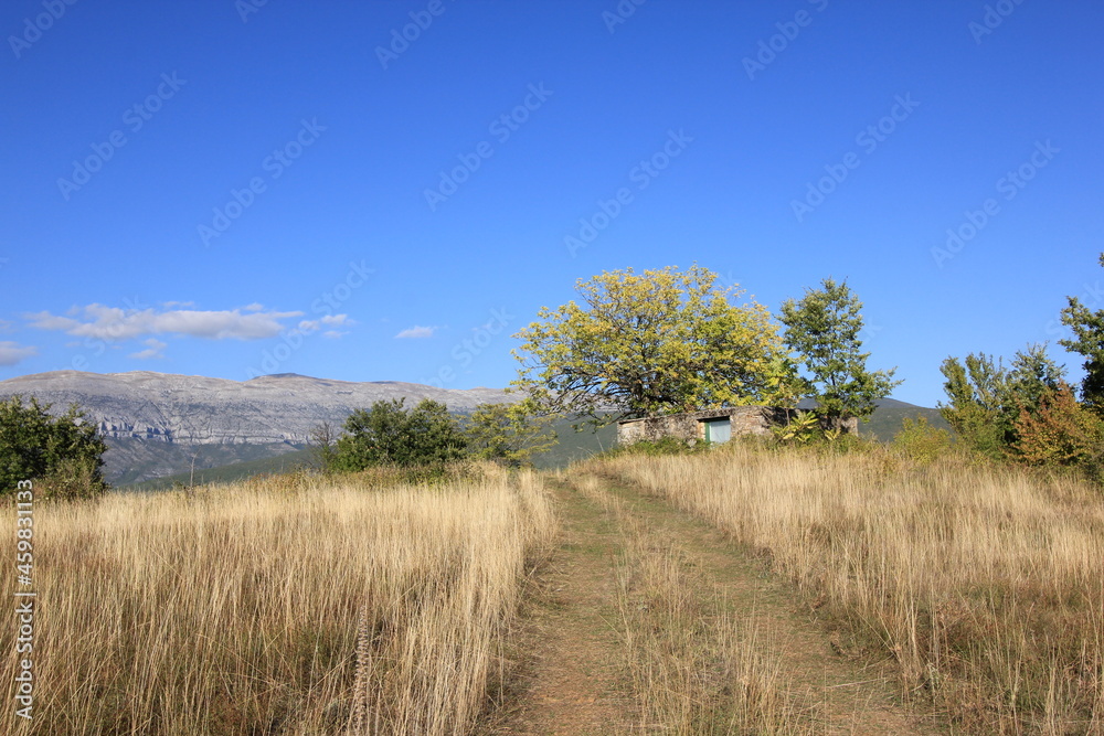 beautiful, large reservoir called perucko jezero, close to Cetina and the town Sinj, Croatia, Europe	
