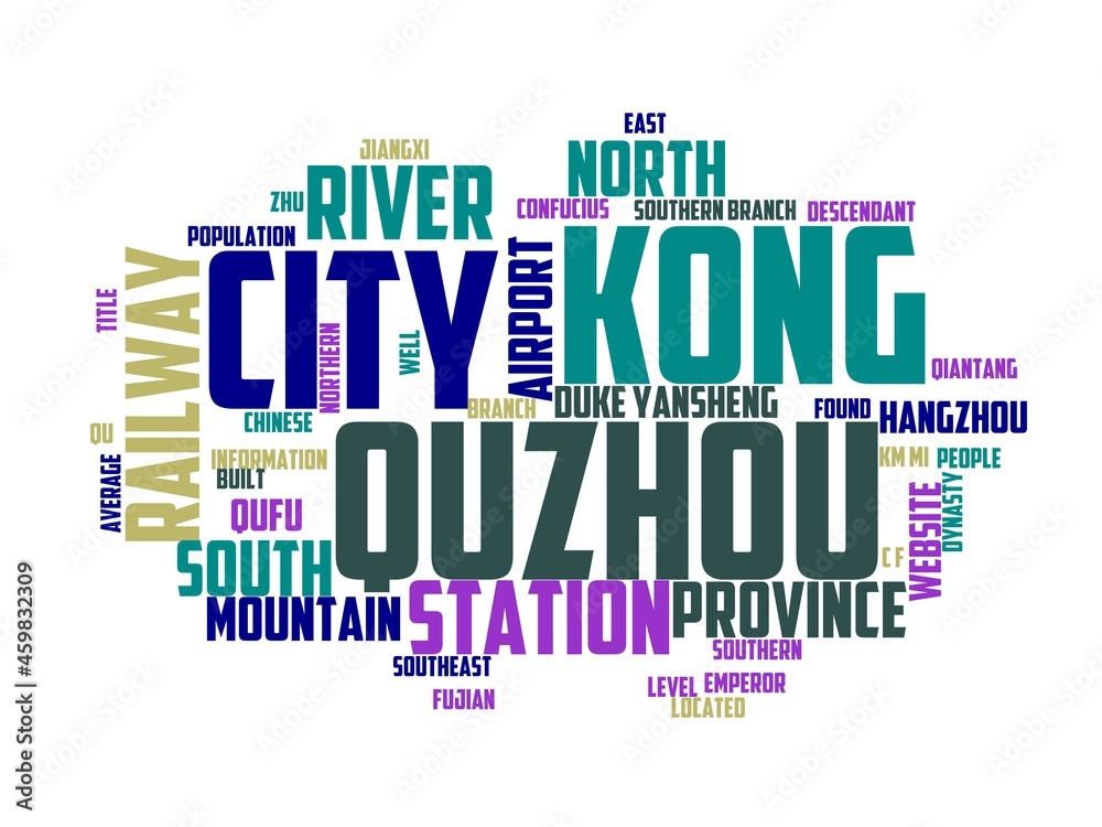 quzhou wordcloud concept, wordart, quzhou wordcloud concept, wordart,