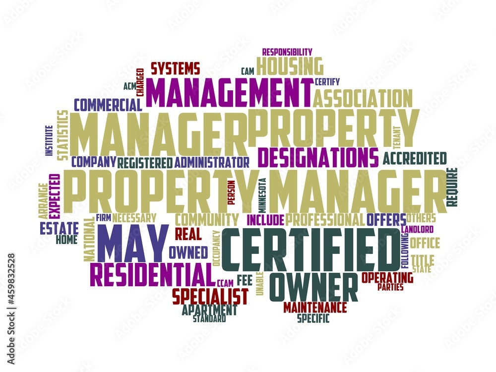 property manager wordcloud concept, wordart, property manager wordcloud concept, wordart,