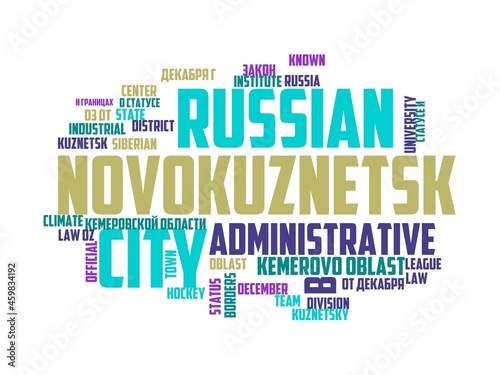 novokuznetsk wordcloud concept, wordart, travel,sky,tourism,city