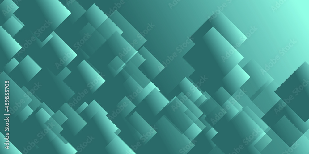 Abstract Blue Background With Squares