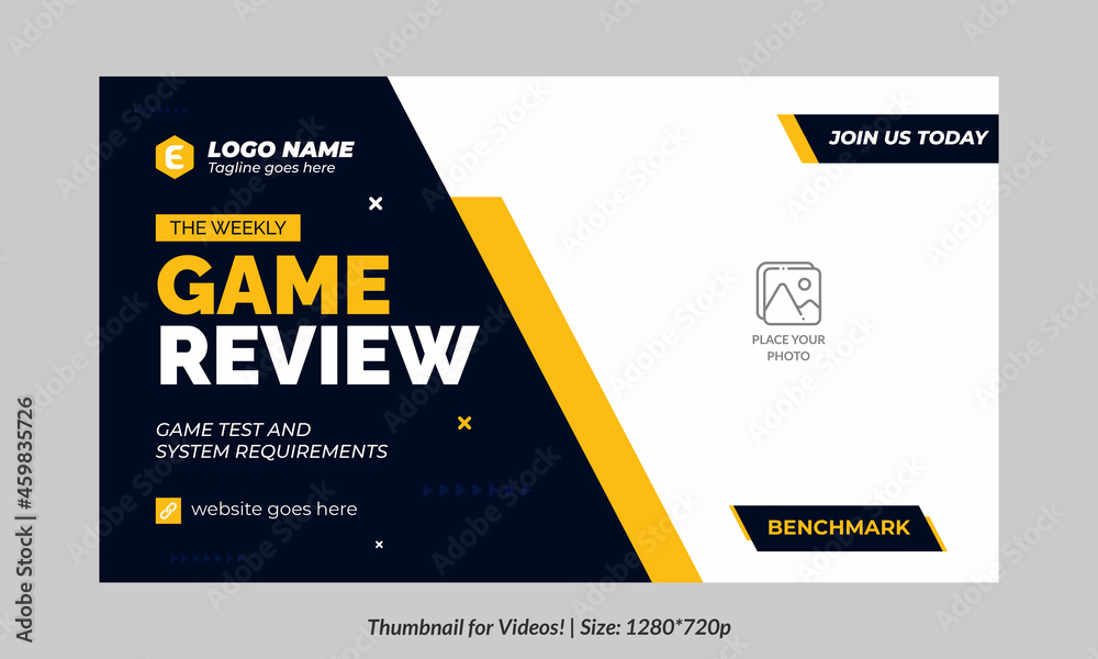 Premium PSD  Modern gaming  banner