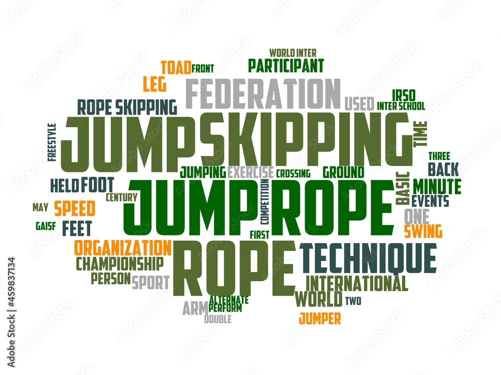 jump rope wordcloud concept, wordart, sport,exercise,fitness,workout jump rope wordcloud concept, wordart, sport,exercise,fitness,workout