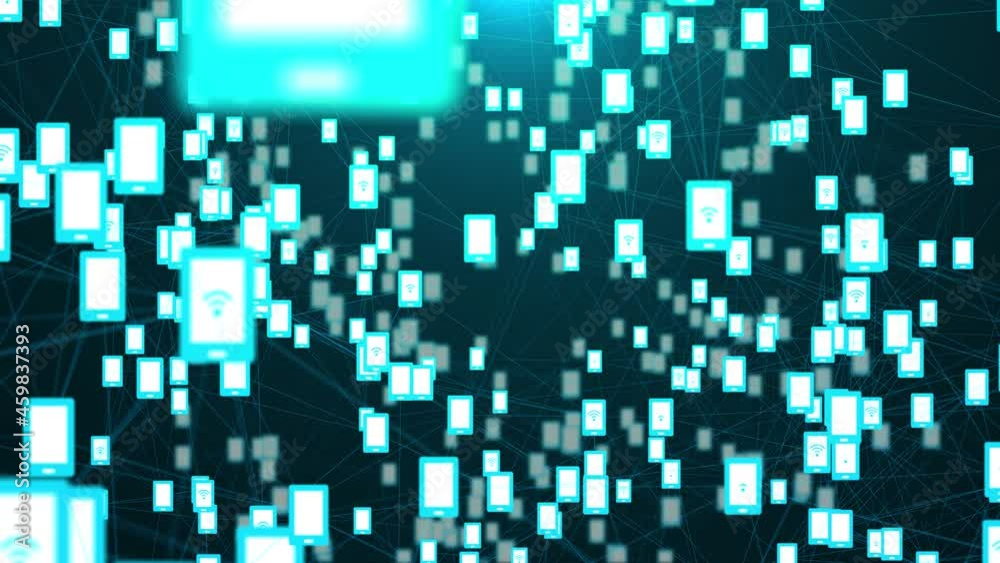 5g high-speed Mobile connection data analysis abstract Loop background. Cybersecurity digital data of futuristic technology of the internet, big data. World Wide Social Network. Business. 5g high-speed Mobile connection data analysis abstract Loop background. Cybersecurity digital data of futuristic technology of the internet, big data. World Wide Social Network. Business.