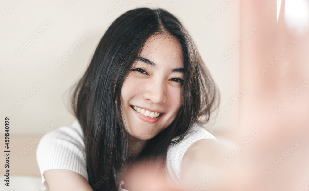 Asian Woman Profile Portrait