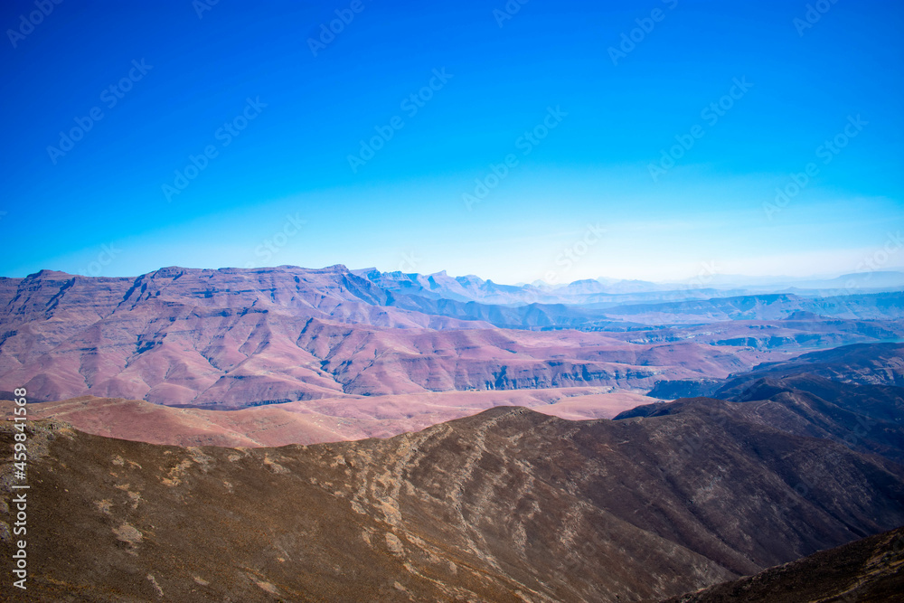 Drakensberg mountain range South Africa.
