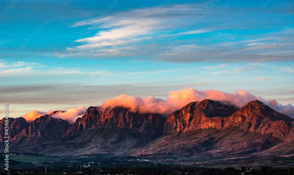 Obraz premium Mountains Cape town South Africa.