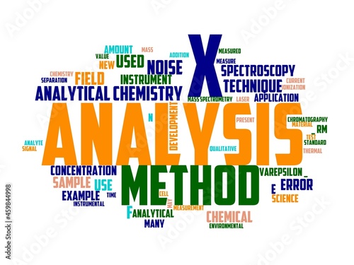 analytical chemist wordcloud concept, wordart, laboratory,chemistry,chemist,research,lab