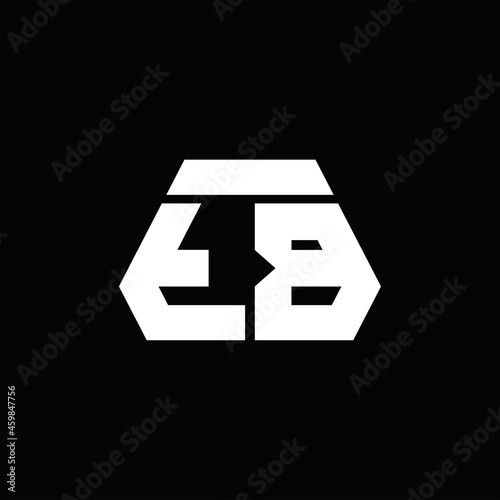 Free Download TB Logo monogram with octagon shape style design template - GFXLoad