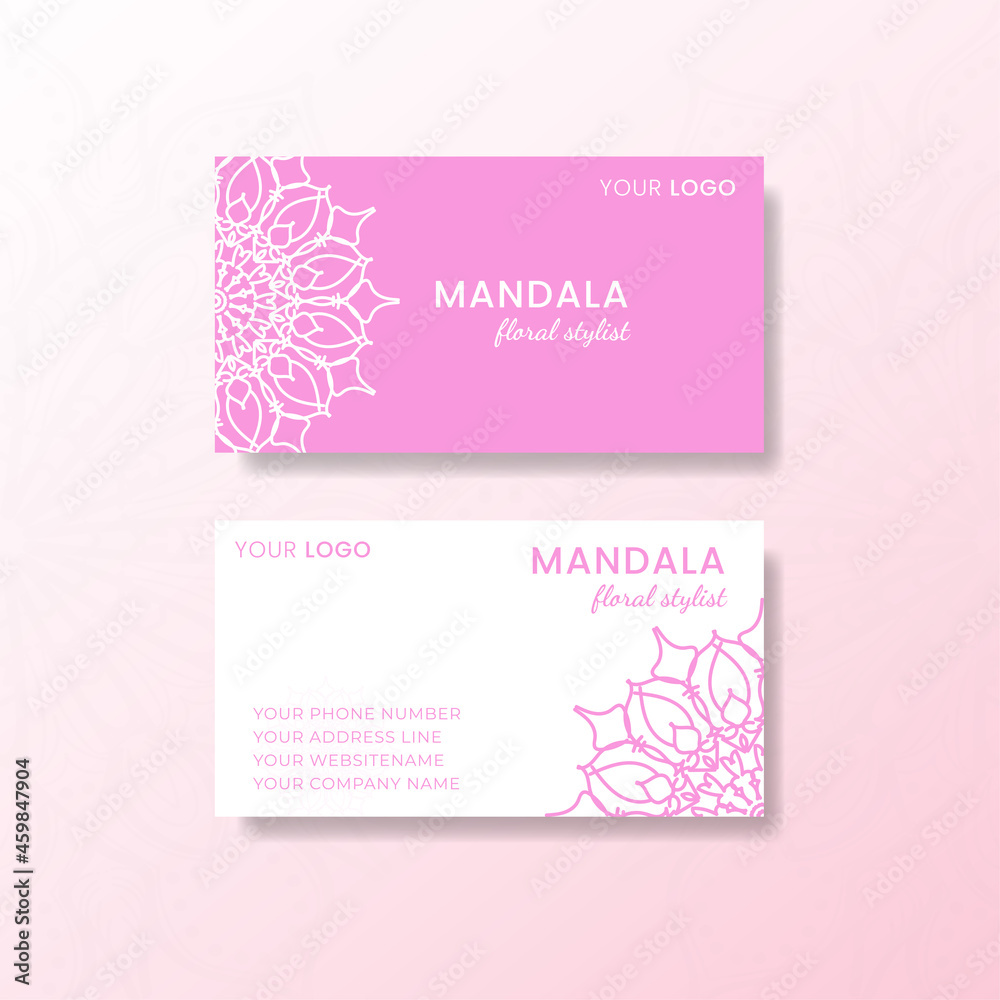 Card Business with Mandala