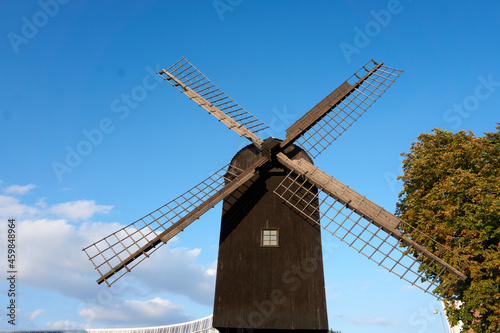 old windmill in aarhus in denmark