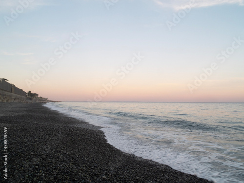 sunset on the beach