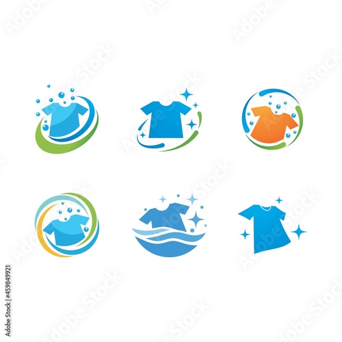 Laundry logo vector