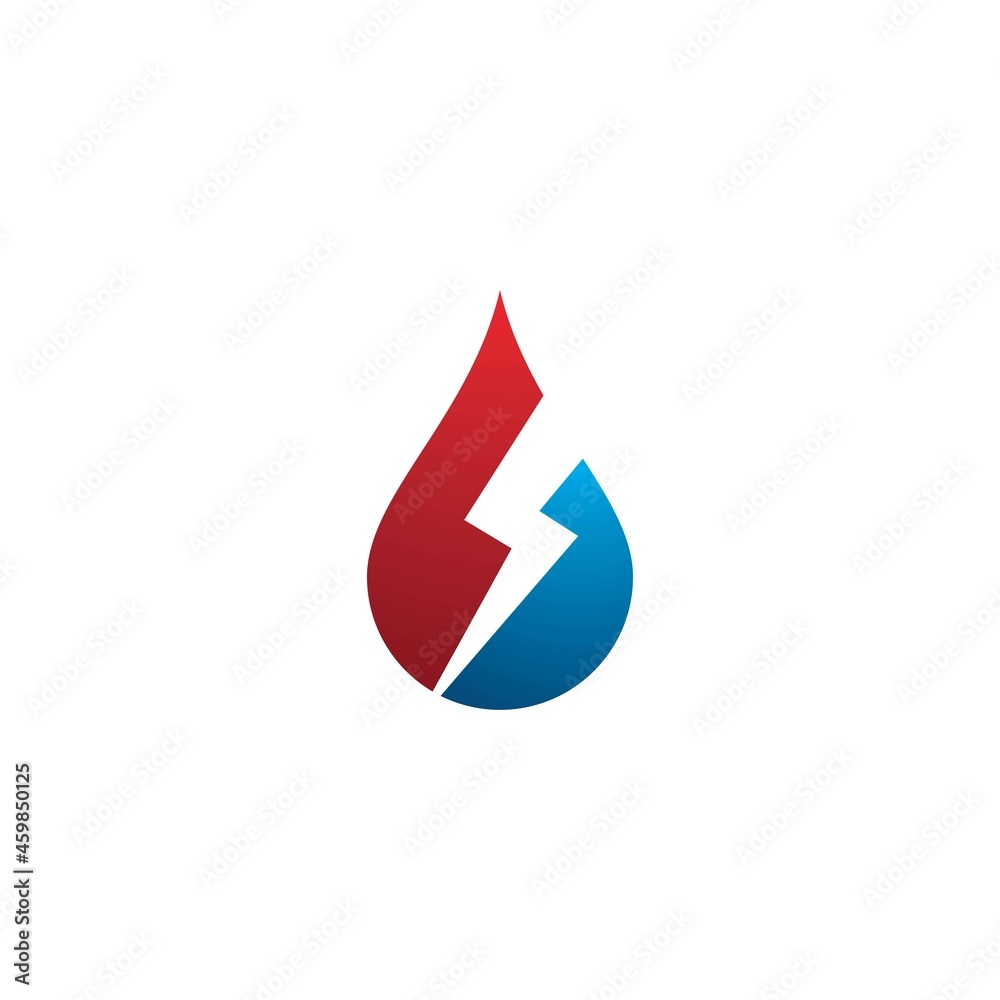 Oil, gas and energy logo concept