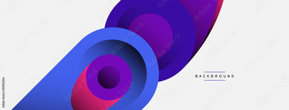 Abstract background. Minimal geometric circles and round style shapes with deep shadow effects. Trendy technology business template for wallpaper banner or background Abstract background. Minimal geometric circles and round style shapes with deep shadow effects. Trendy technology business template for wallpaper banner or background