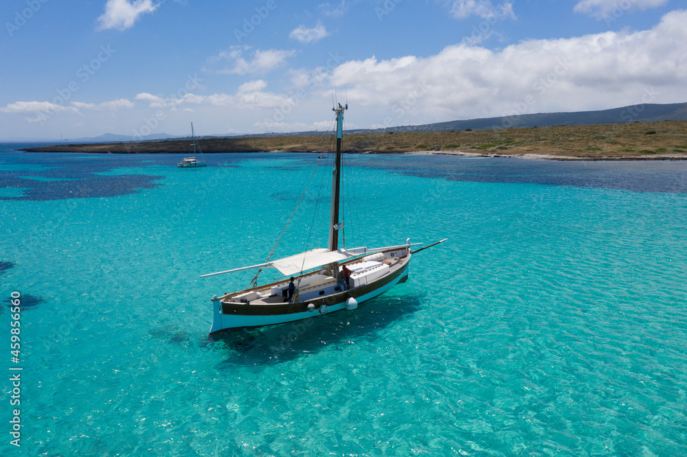 Fototapeta premium fotografie aeree col drone in sardegna