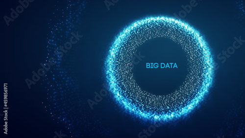 Big data technology background. Binary code algorithms deep learning. Virtual reality analysis. Data science learning machine. Artificial intelligence data research and automation.
