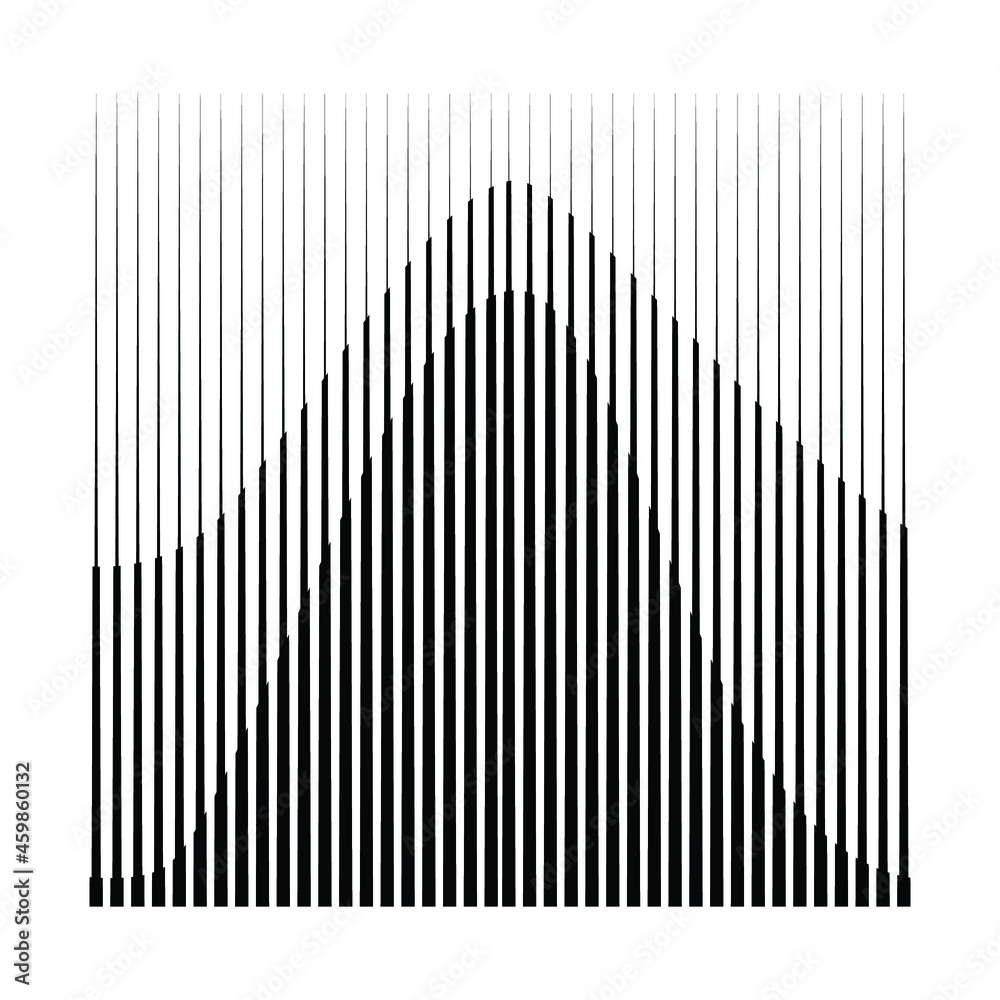 Rectangle Logo with lines.Square unusual icon Design .Black Vector stripes .Geometric shape. Rectangle Logo with lines.Square unusual icon Design .Black Vector stripes .Geometric shape.