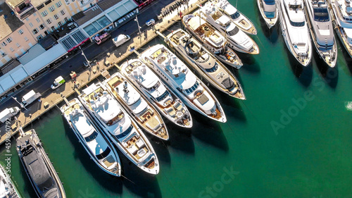 Yachts in port