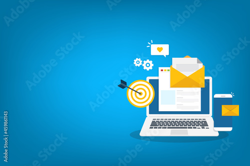 Email and messaging, Email marketing campaign, Working process, New email message