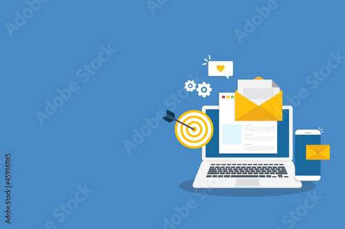 Email and messaging, Email marketing campaign, Working process, New email message