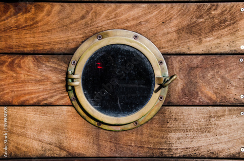 Porthole and wood
