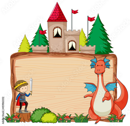Fairy tale banner template
