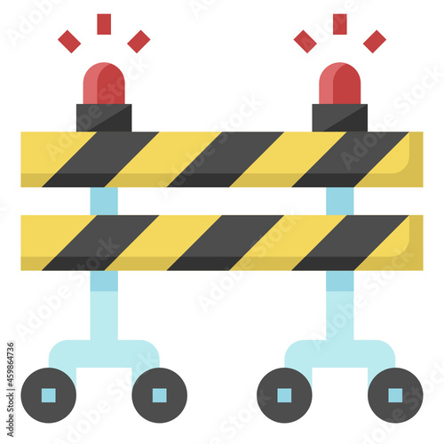 barrier line icon
