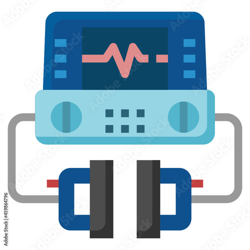 defibrillator line icon