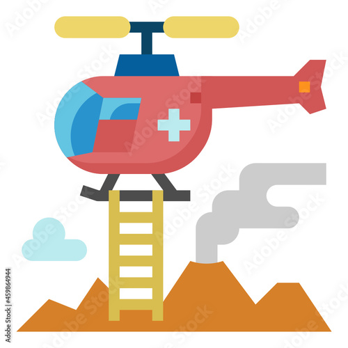 rappel line icon