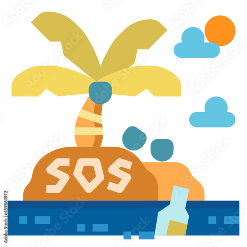 sos line icon