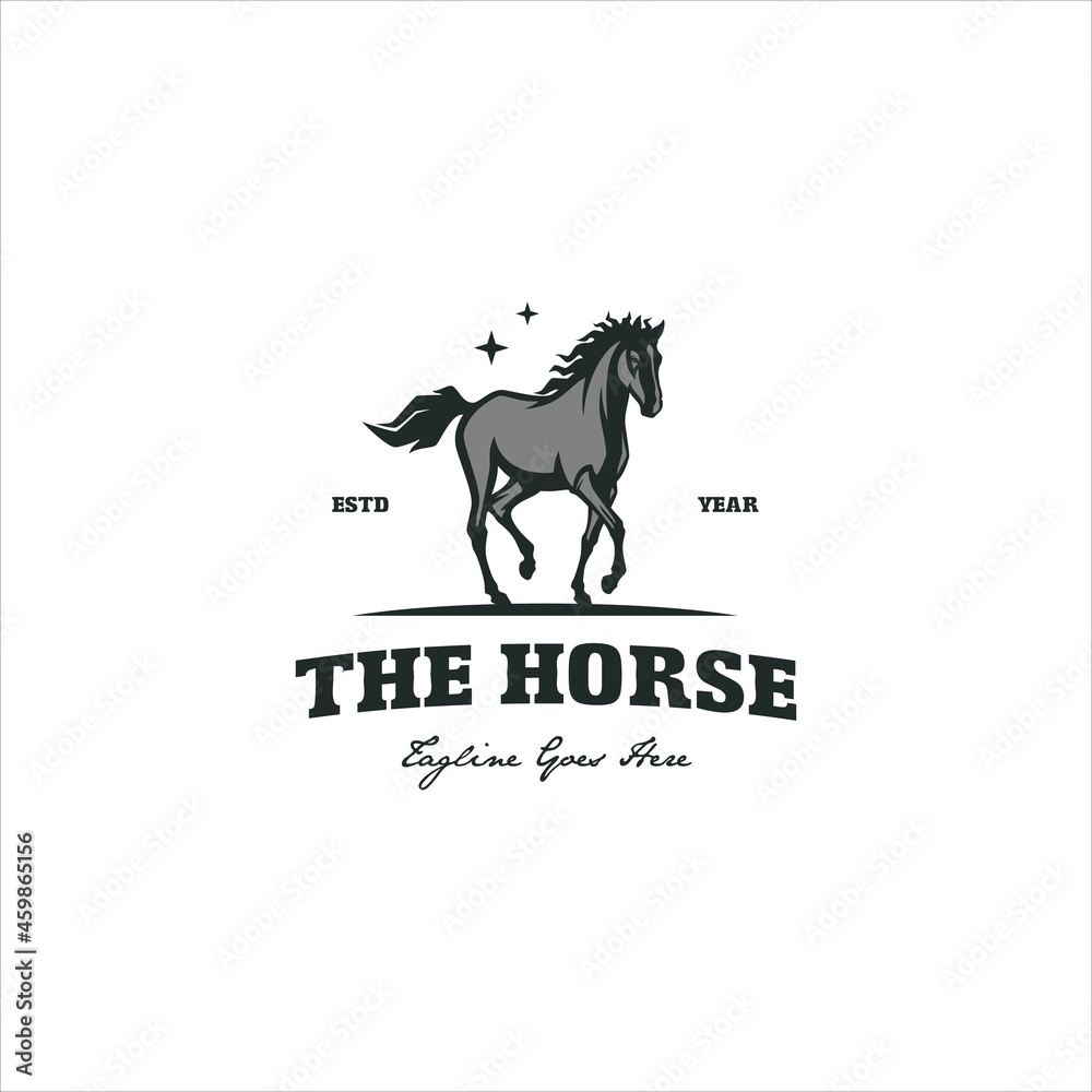 Horse Logo Design Vector Image Horse Logo Design Vector Image