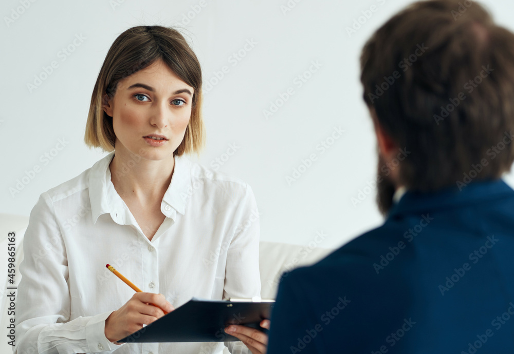 communication with a psychologist work therapy problems diagnostics of a patient