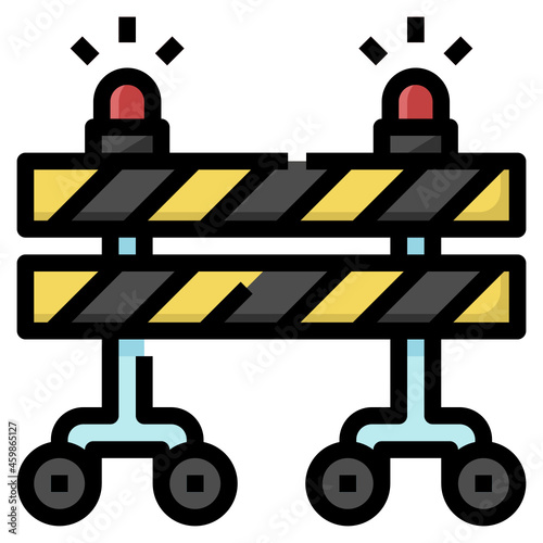 barrier line icon