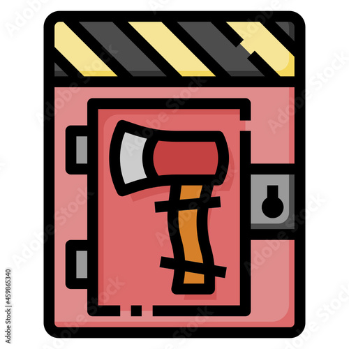 lumberjack line icon