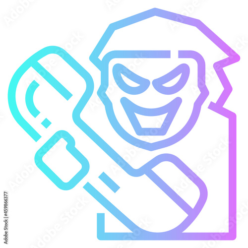 telephone call line icon