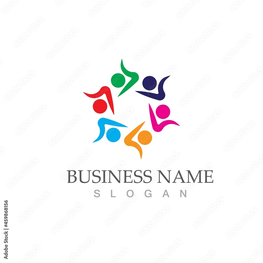 Community, network and social icon Community, network and social icon