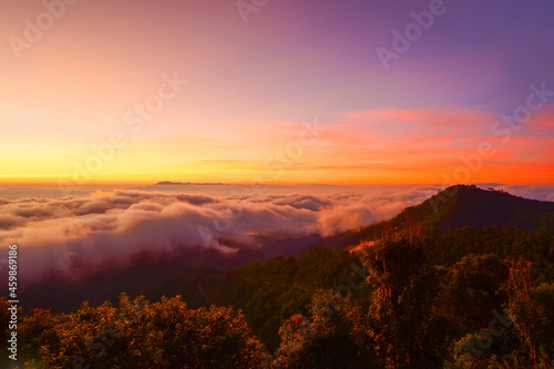 Monson Viewpoint at Doi Angkhang, Chiang Mai Thailand