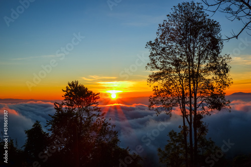 Monson Viewpoint at Doi Angkhang, Chiang Mai Thailand