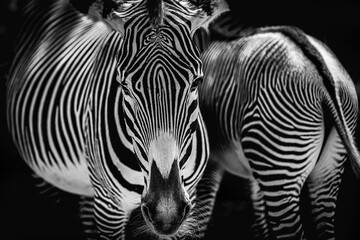 Fototapete Zebra Zebra in freier Wildbahn Afrika  © jeanbaptiste