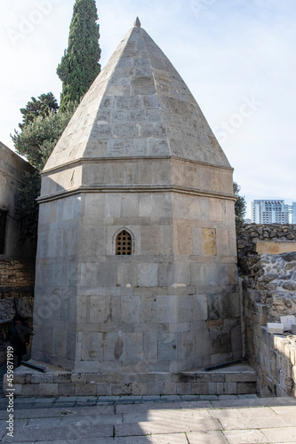 Mausoleum of Seyd Yahya (state astronomer) - Palace of the Shirvanshahs in the old city of Baku, Azerbaijan photo